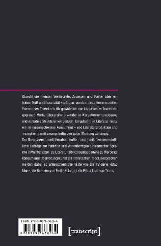 Buchcover und Innenansicht für das Buch: Poetik und Poesie der Werbung