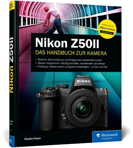Buchcover und Innenansicht für das Buch: Nikon Z50II