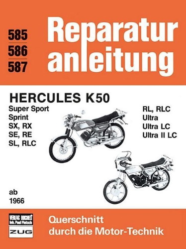 Buchcover und Innenansicht für das Buch: Hercules K 50  ab 1966