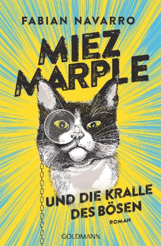 Buchcover und Innenansicht für das Buch: Miez Marple und die Kralle des Bösen