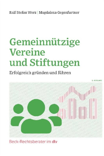 Buchcover und Innenansicht für das Buch: Gemeinnützige Vereine und Stiftungen