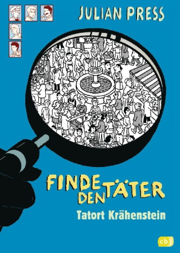 Buchcover und Innenansicht für das Buch: Finde den Täter - Tatort Krähenstein