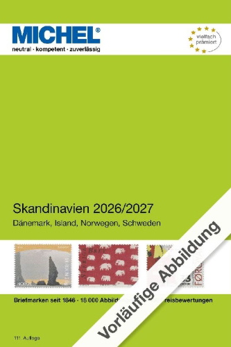 Buchcover und Innenansicht für das Buch: Skandinavien 2026/2027