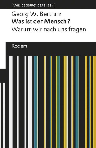 Buchcover und Innenansicht für das Buch: Was ist der Mensch?