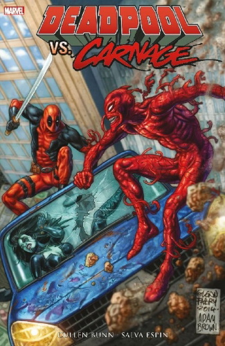 Buchcover und Innenansicht für das Buch: Superior Carnage Annual 1, Deadpool vs. Carnage 1-4