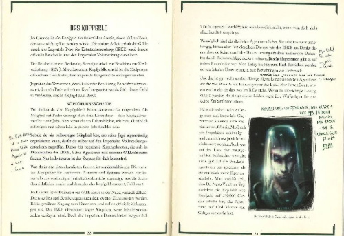 Buchcover und Innenansicht für das Buch: Star Wars: The Bounty Hunter Code: From the Files of Boba Fett