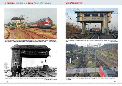 Buchcover und Innenansicht für das Buch: Stellwerke deutscher Eisenbahnen