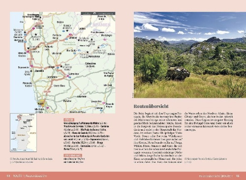 Buchcover und Innenansicht für das Buch: Reise Know-How Wohnmobil-Tourguide Portugal