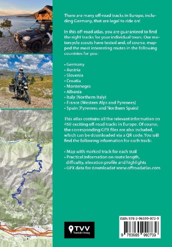 Buchcover und Innenansicht für das Buch: OFF-ROAD ATLAS (english edition)