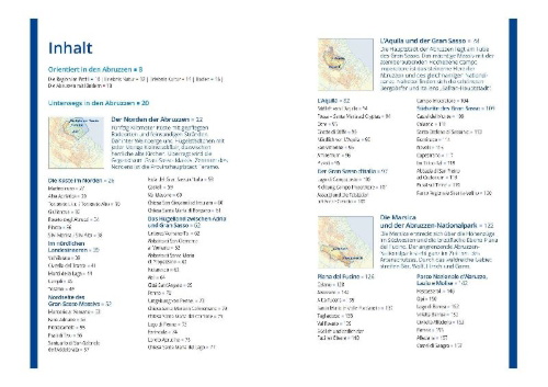 Buchcover und Innenansicht für das Buch: MICHAEL MÜLLER Reiseführer Abruzzen