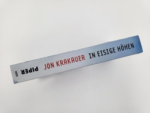 Buchcover und Innenansicht für das Buch: Into Thin Air