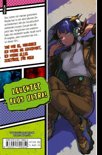 Buchcover und Innenansicht für das Buch: Boku no Hero Academia