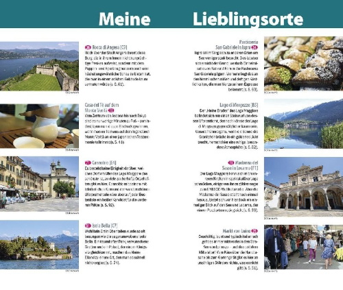 Buchcover und Innenansicht für das Buch: Reise Know-How MeinTrip Lago Maggiore