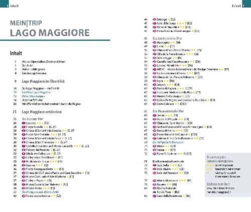 Buchcover und Innenansicht für das Buch: Reise Know-How MeinTrip Lago Maggiore