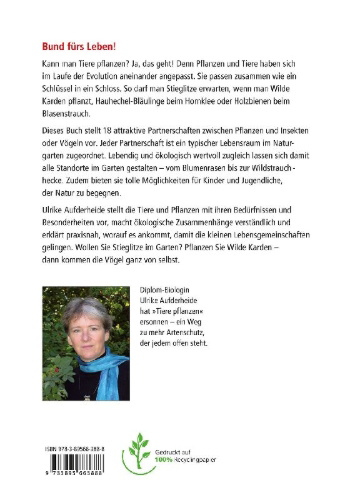 Buchcover und Innenansicht für das Buch: Tiere pflanzen