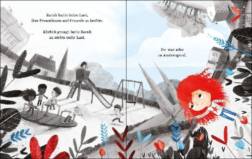 Buchcover und Innenansicht für das Buch: Tilda Tries Again - Big Bright Feelings series