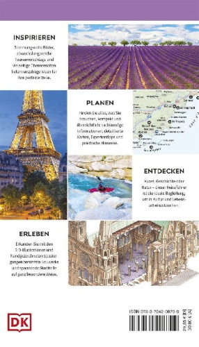 Buchcover und Innenansicht für das Buch: Vis-à-Vis Reiseführer Frankreich