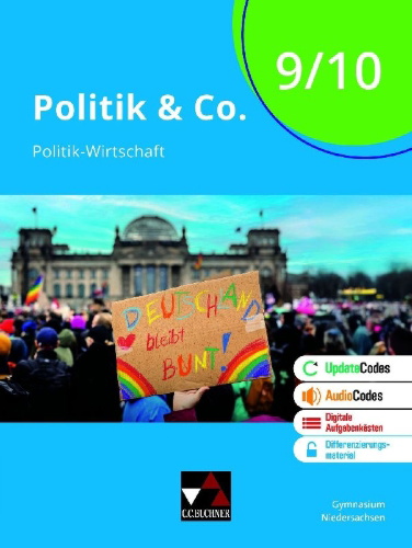 Buchcover und Innenansicht für das Buch: Politik & Co. Niedersachsen 9/10 - neu