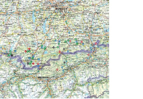 Buchcover und Innenansicht für das Buch: ErlebnisWandern mit Kindern Münchner Berge