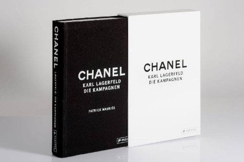 Buchcover und Innenansicht für das Buch: Chanel: The Karl Lagerfeld Campaigns