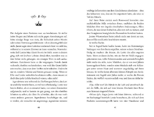 Buchcover und Innenansicht für das Buch: The Rosewood Chronicles - Princess at Heart