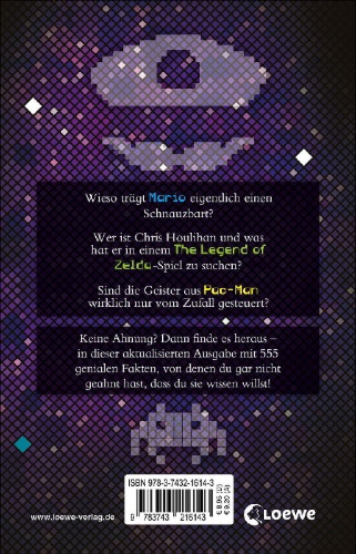 Buchcover und Innenansicht für das Buch: Unnützes Wissen für Gamer