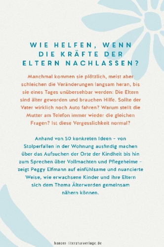 Buchcover und Innenansicht für das Buch: Meine Eltern werden alt