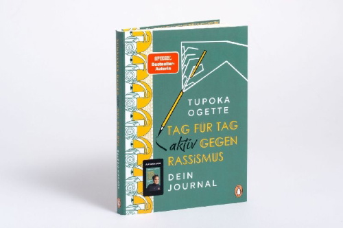 Buchcover und Innenansicht für das Buch: Tag für Tag aktiv gegen Rassismus
