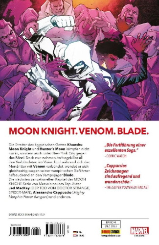 Buchcover und Innenansicht für das Buch: Moon Knight (2021)
