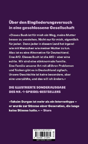 Buchcover und Innenansicht für das Buch: Mama, bitte lern Deutsch