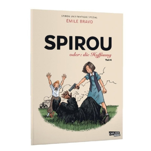 Buchcover und Innenansicht für das Buch: Spirou ou l'espoir malgré tout: Une fin et un nouveau départ