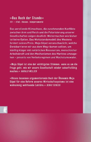 Buchcover und Innenansicht für das Buch: Unsere Welt neu denken