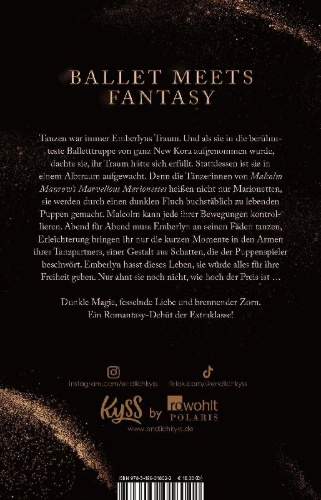 Buchcover und Innenansicht für das Buch: Girls of Dark Divine