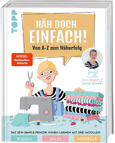 Buchcover und Innenansicht für das Buch: Näh doch einfach!