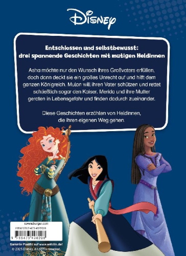 Buchcover und Innenansicht für das Buch: Disney - Starke Heldinnen - Noch mehr Girl Power. Erstleseabenteuer