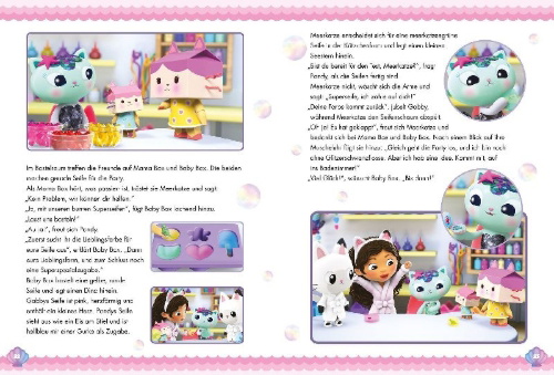 Buchcover und Innenansicht für das Buch: Gabby's Dollhouse: Zauberhafte Meerjungfrauen-Abenteuer