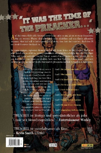 Buchcover und Innenansicht für das Buch: Preacher 01 - Der Anfang vom Ende