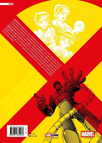 Buchcover und Innenansicht für das Buch: X-Men: Der Manga Remastered 01