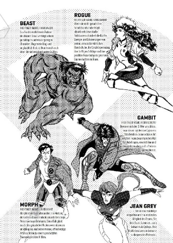 Buchcover und Innenansicht für das Buch: X-Men: Der Manga Remastered 01