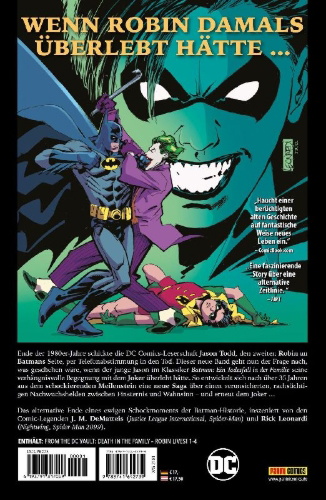 Buchcover und Innenansicht für das Buch: From the DC Vault: Death in the Family - Robin Lives! #1-#4