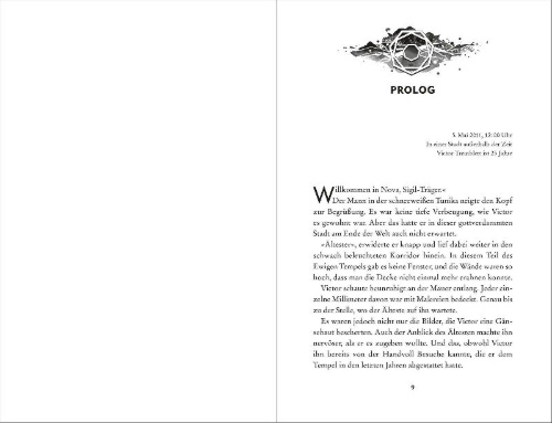 Buchcover und Innenansicht für das Buch: Dark Sigils - Wie die Dunkelheit befiehlt