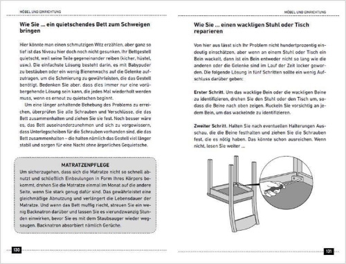 Buchcover und Innenansicht für das Buch: How to Repair Everything. A Green Guide to Fixing Stuff