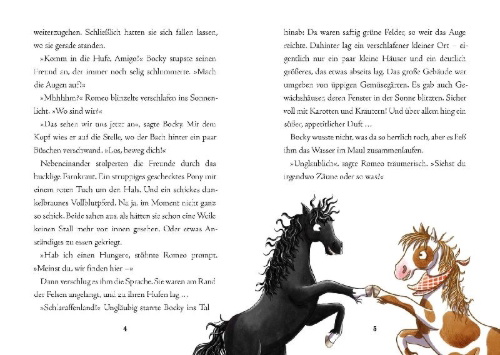 Buchcover und Innenansicht für das Buch: Gängster-Pferde