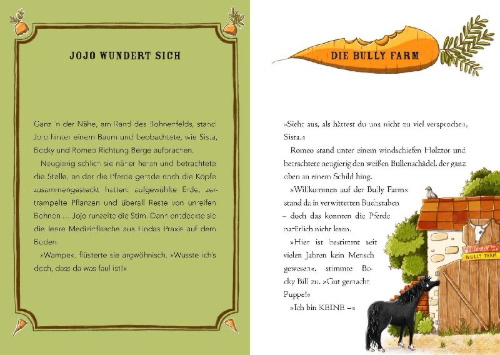 Buchcover und Innenansicht für das Buch: Gängster-Pferde