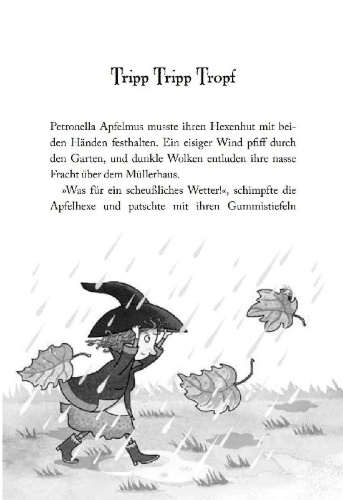 Buchcover und Innenansicht für das Buch: Petronella Apfelmus - Hexenbuch und Schnüffelnase (Sonderausgabe)