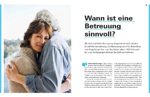 Buchcover und Innenansicht für das Buch: Gesetzliche Betreuung. Ein Ratgeber für Angehörige