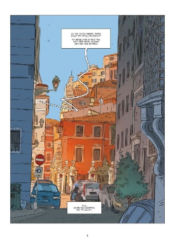Buchcover und Innenansicht für das Buch: Eine Nacht in Rom. Band 4