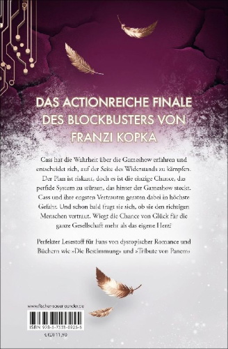 Buchcover und Innenansicht für das Buch: Gameshow - Das Versprechen von Glück