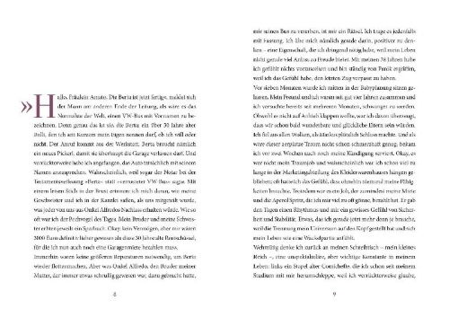 Buchcover und Innenansicht für das Buch: Wiedersehen mit mir selbst zwischen Pizza und Aperol
