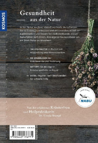Buchcover und Innenansicht für das Buch: Unsere Heilkräuter